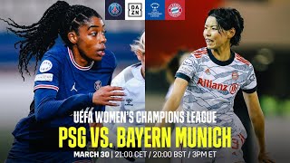 PSG vs. Bayern Munich | UEFA Women’s Champions League Quarter-final Second Leg Full Match
