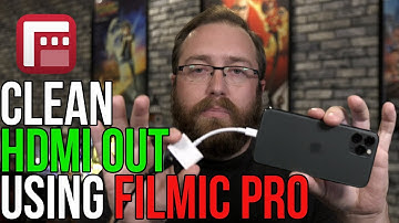 FiLMiC Pro Clean HDMI OUT for iPhone Streaming