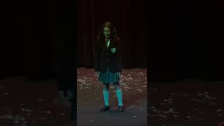 Ella Fleeger in the MATILDA THE MUSICAL curtain call #shorts