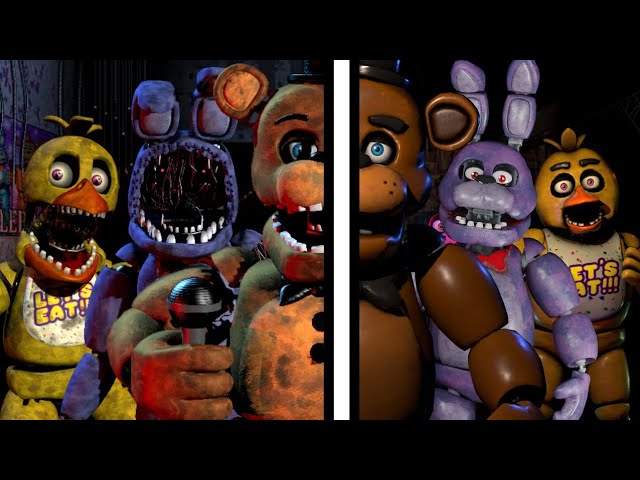 OS WITHERED SÃO OS ANIMATRONICS DO FNAF 1? 