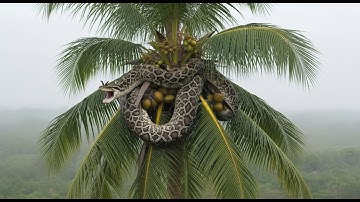 Part 2- A Girl Alone Surviving In The Forest | Facing the giant python on a deserted island