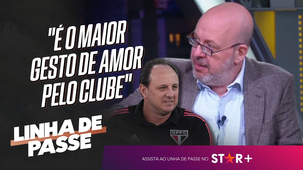 “EU NÃO SEI POR QUE CENI AINDA ESTÁ NO SÃO PAULO. É O MAIOR GESTO DE AMOR DELE EM TODA A CARREIRA”