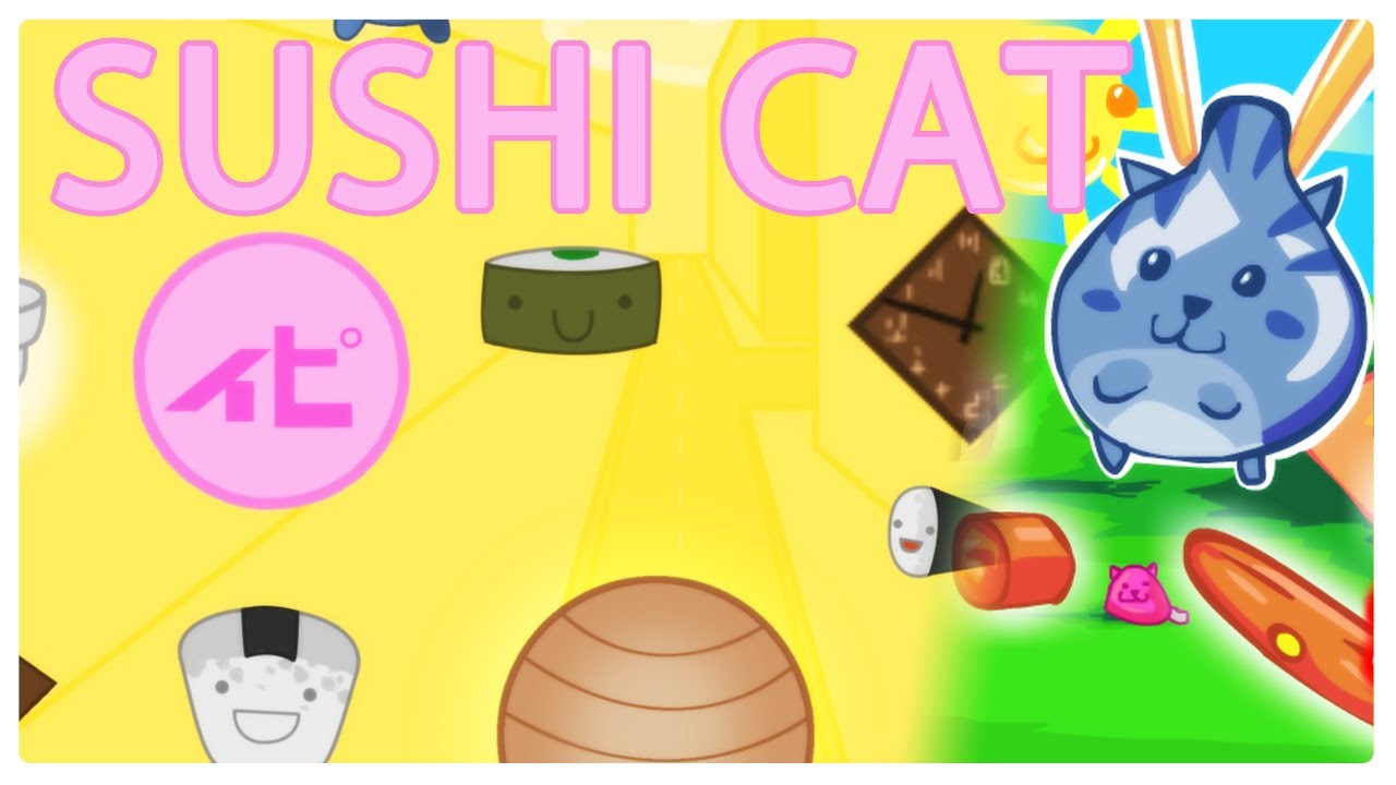 SUSHI CAT Gameplay | Let's Flash - DIE KATZEN HABEN HUNGER - YouTube
