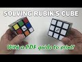 Solving Rubik&#39;s Cube - With No Codes