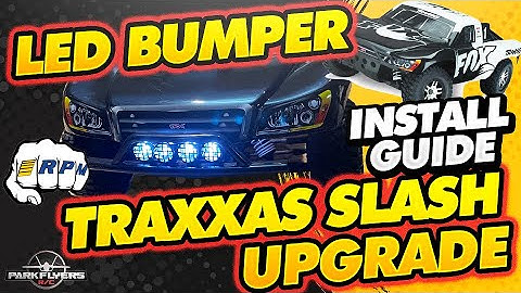 Traxxas Slash - RPM LED Light Bar with RPM Bumper Upgrade for Traxxas Slash 2wd !