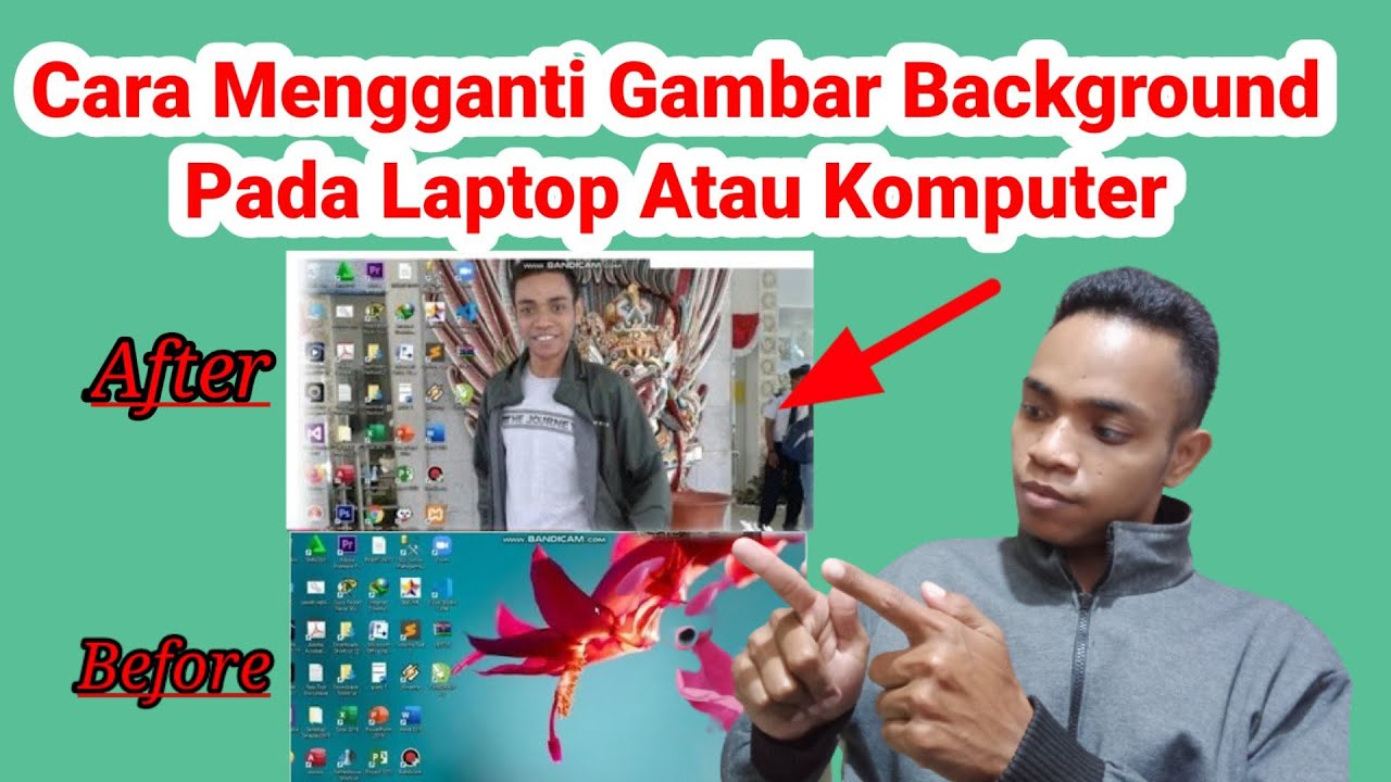 Cara Mengganti Gambar/Background Pada Laptop - YouTube