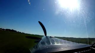 Landing runway 08 : LFRV : Pilatus PC6 : 2024