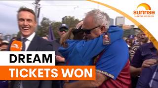 Download lagu 'Desperate oldies' win dream AFL grand final tickets | Sunrise
