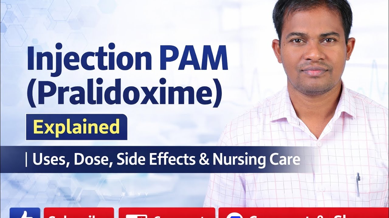 Injection PAM (Pralidoxime) Explained | Uses, Dose, Side Effects ...