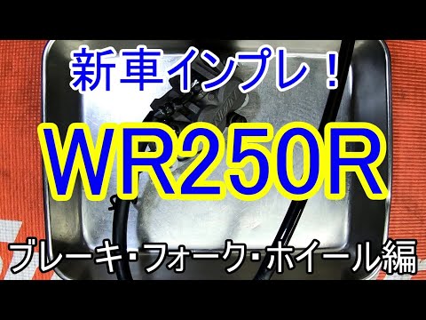 新車をバラす】WR250R フロントメンテナンス編【新車の闇】 - YouTube
