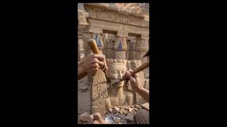Building an Ancient Egyptian Wonder: Hatshepsut's Temple Rises From Bare Desert in Hyper-Realistic