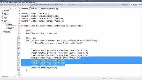 JavaFx Tutorial For Beginners 14   JavaFX TreeView