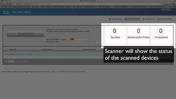 How to use Cisco Scanner