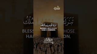 Most Beautiful Surah Al Mulk Recitation ❤️ #quran #shorts