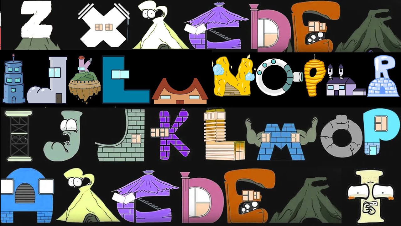 Alphabet Lore Merchandise Designs #alphabetlore #alphabetfriends