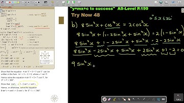 4 48 Trigonometric Equations    Part 11