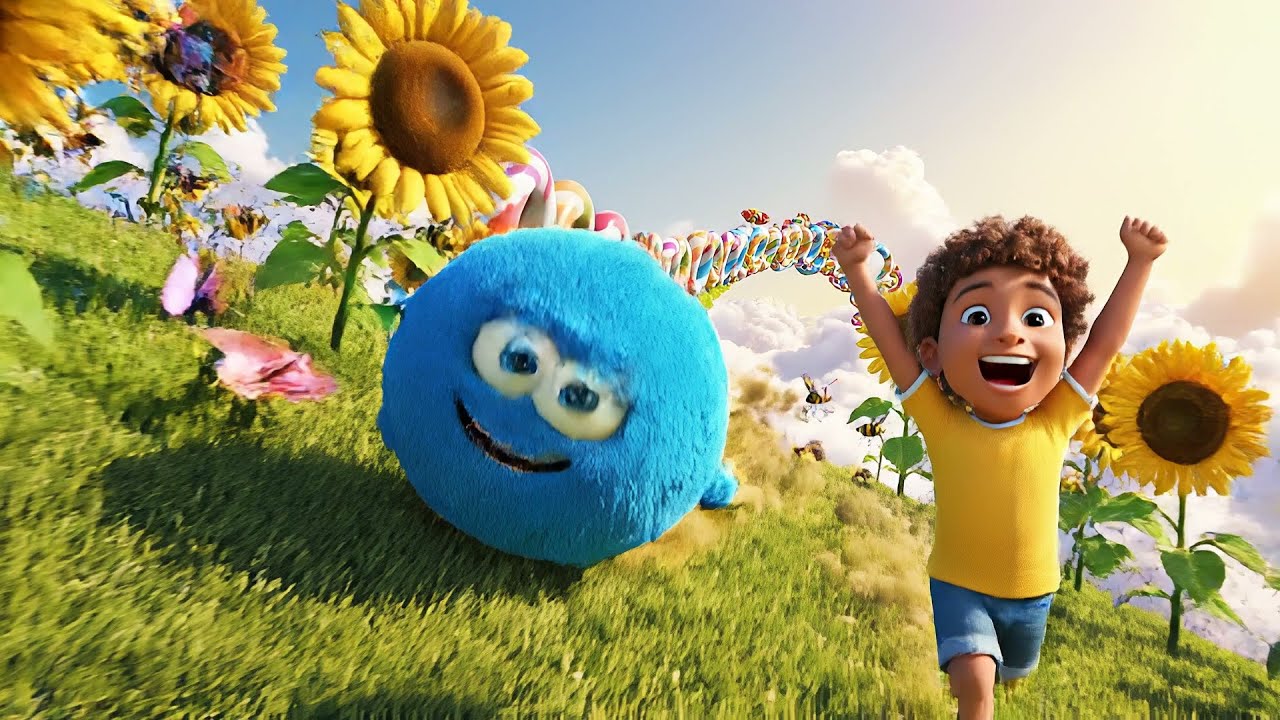 Fall Guys Wobbly Champion Rolled Through the Course | Nursery Rhymes for Kids & Baby Songs