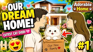 Adorable Home Gameplay 🏡 Decorating Our Dream House With Cute Cats! | Relaxing Cozy Game screenshot 1