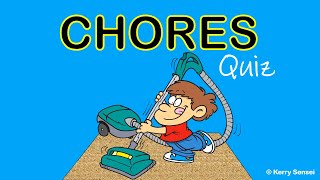 CHORES MILLIONAIRE GAME  | GUESS THE CHORES| CHORES | Cleaning Vocabulary | Chores Quiz screenshot 1