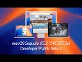 macOS Sequoia 15.2 Beta 2: Weather in Menu Bar, New Wallpapers, ChatGPT & Apple Intelligence Update