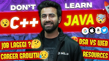 C++ or JAVA ? Which Coding Language is The BEST For DSA / Web Development ? 🚀 Placement & Internship
