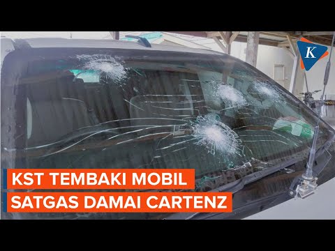 KST di Papua Serang Mobil Satgas Damai Cartenz dengan Tembakan