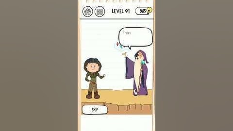 Brain test 3 level #91 walkthrough solution