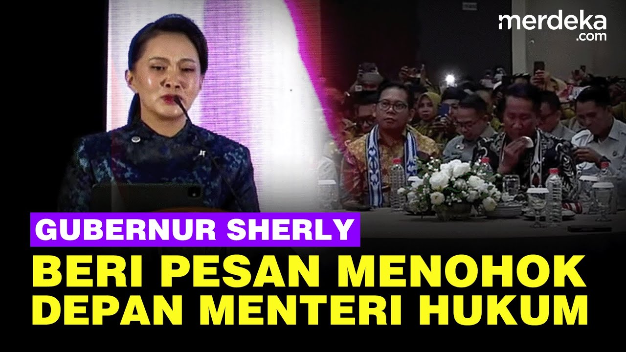 Pesan Menohok Gubernur Sherly Depan Menkum Supratman: Hukum Harusnya Melindungi
