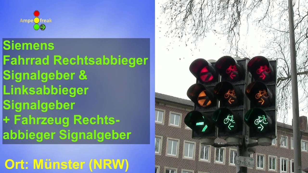 Siemens Fahrzeug Signalgeber + Fahrrad Linksabbieger Signalgeber & Rechtsabbieger Signalgeber