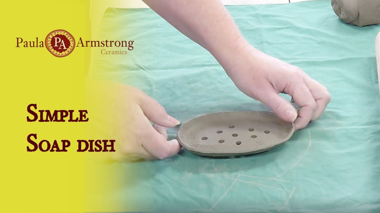 POTTERY AT HOME - Making Soap Trays - Easy And Beginner Friendly DIY 