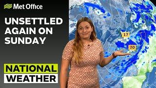 22/07/23 – Heavy rain for central UK – Evening Weather Forecast UK – Met Office Weather image