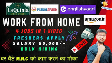 wfh jobs in india for freshers | work india work from home jobs | LIVE | WFH JOBS #jobs #live #wfh