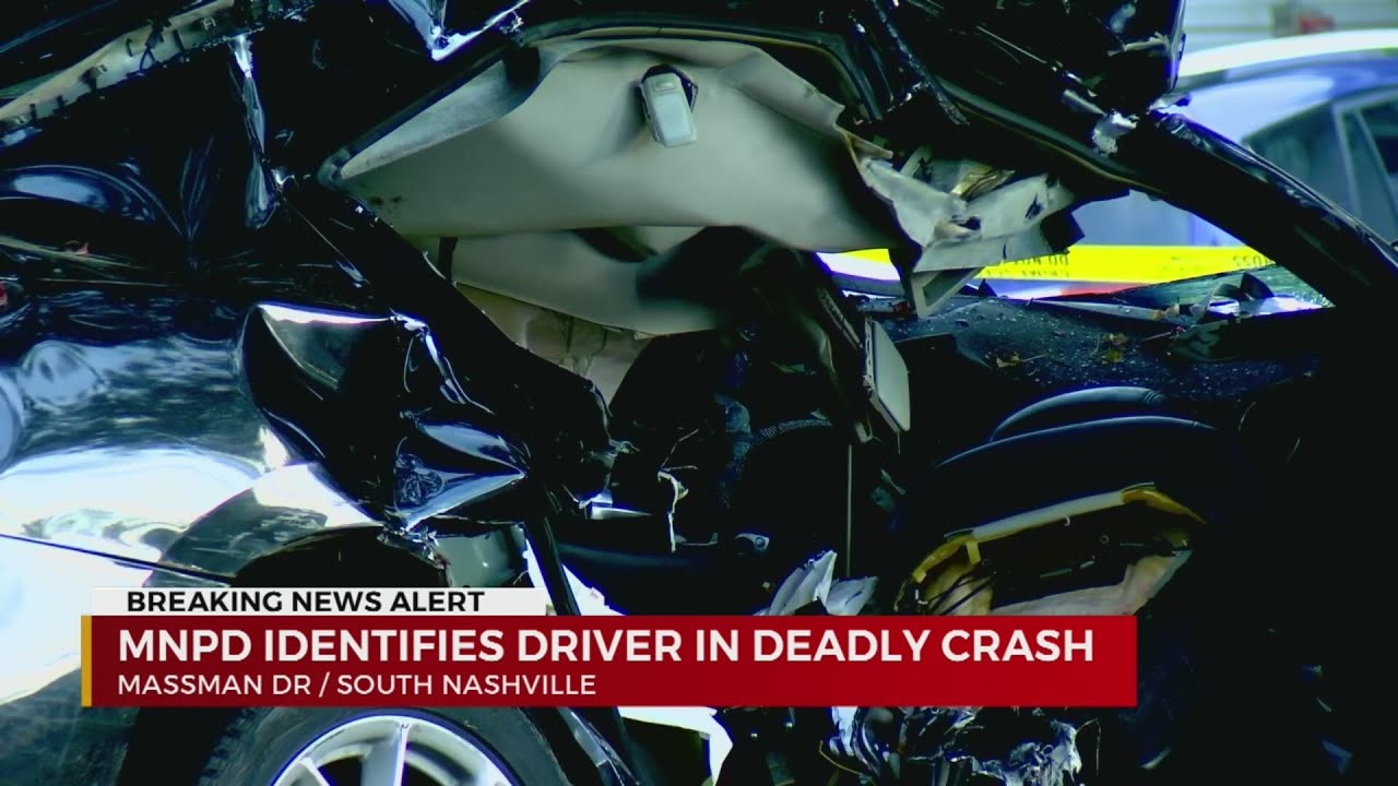 Man dead after crashing into tree in South Nashville - YouTube