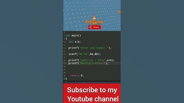 write a c program  to input two numbers and find multiplication division subtraction and addition