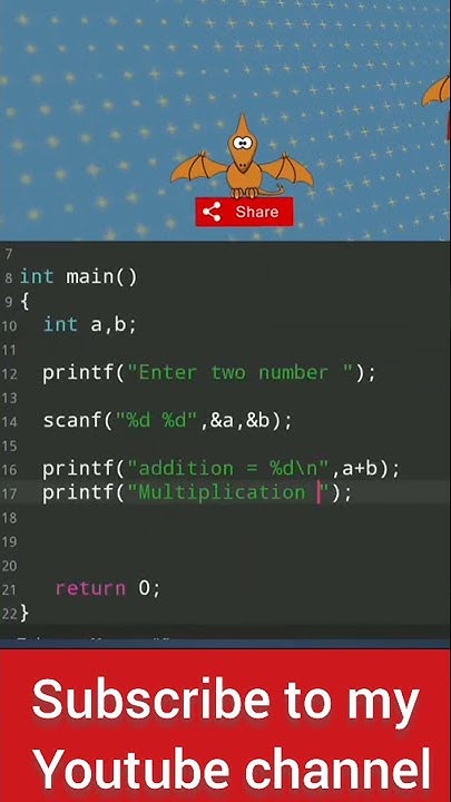 write a c program to input two numbers and find multiplication division ...