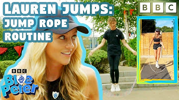 Lauren Jumps: Jump Rope Tutorial 👟 | Blue Peter