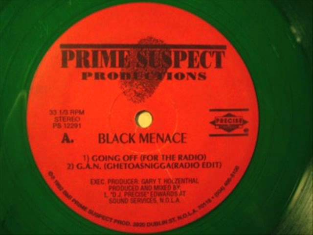 BLACK MENACE - STR-8 UP GANGSTA ( rare 1992 LA rap )