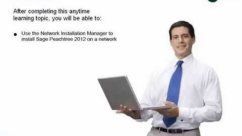 Network Installation Manager   Sage Peachtree 2012 Tutorial