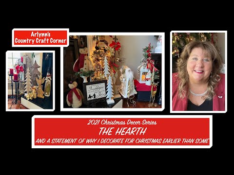 '21Christmas Decor Series:THE HEARTH & A STATEMENT OF WHY I DECORATE FOR CHRISTMAS EARLIER THAN SOME