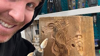 My favourite carving Saburrtooth Burr for 2025 with demo