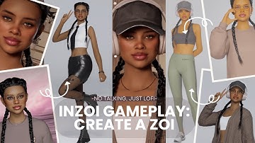 Inzoi Create a Zoi Speed Build 🌸 | Chill Character Creation with Lofi Music
