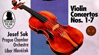 Mozart - The Violin Concertos n°1,2,3,4,5,6,7 (recording of the Century : Josef Suk / Hlaváček)