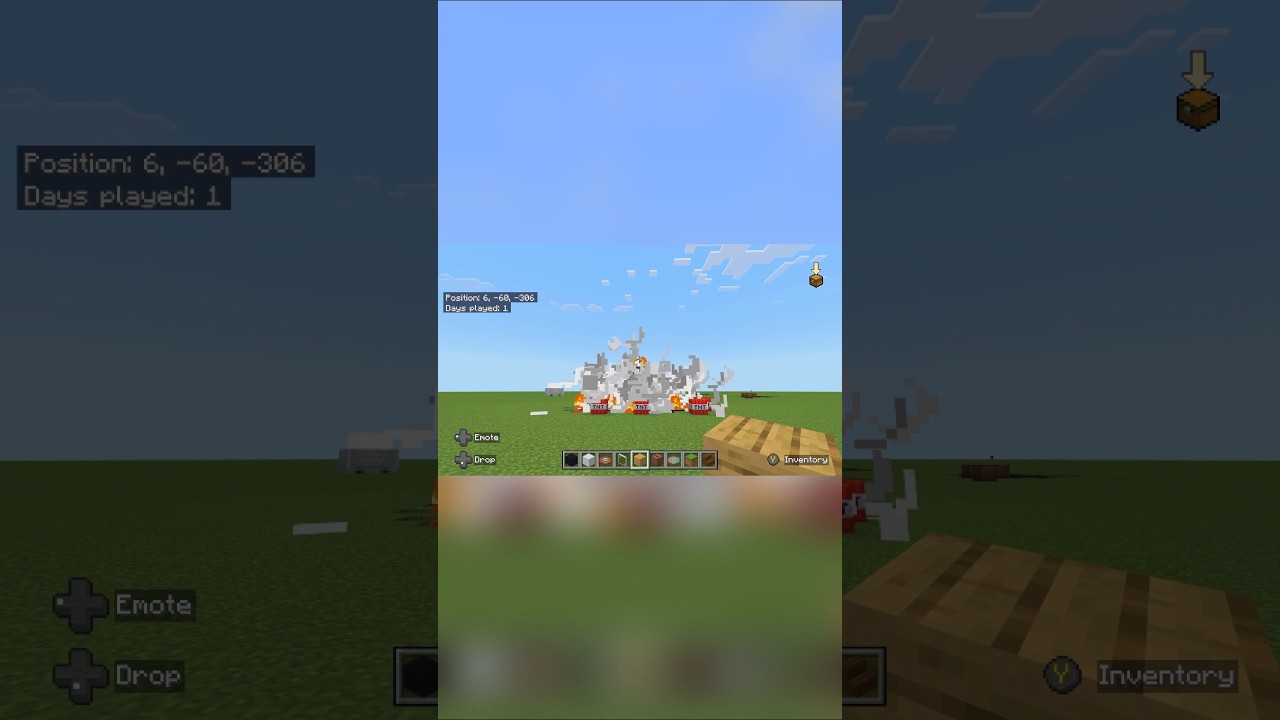 Big explosion.... In minecraft 