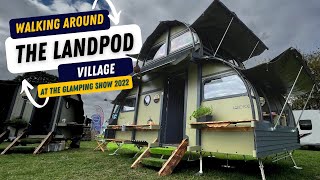 The Landpod Village at the Glamping Show 2022