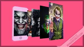 Joker Android Wallpaper App - Promo Video screenshot 4