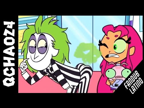 ¡Beetlejuice conoce a los Titanes! (Fandub Latino) - Teen Titans Go! - Qchao24 (ft. Hikari Mië)