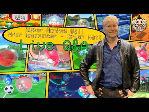 Super Monkey Ball Main Announcer Brian Q&A