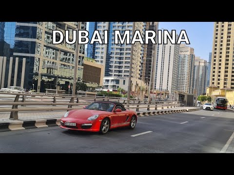 4K HDR 60FPS Dubai Marina Walking Tour  | Dubai UAE 🇦🇪