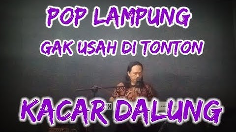 LAGU POP LAMPUNG KACAR DALUNG ||COVER PREZY GENTA
