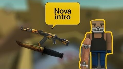 Minha nova intro de block strike 😱 ficou top